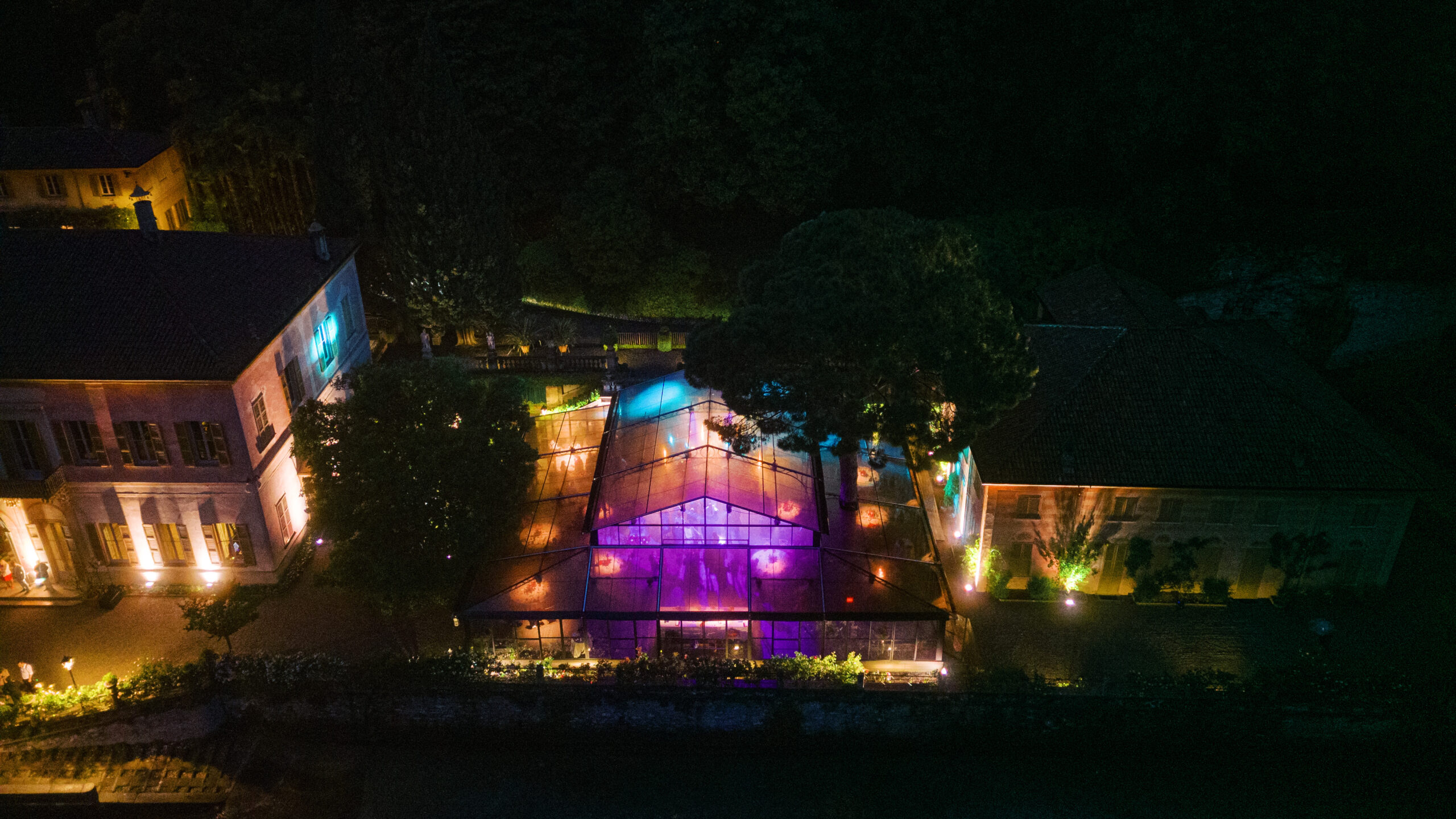 Drone photography for Lake Como destination wedding