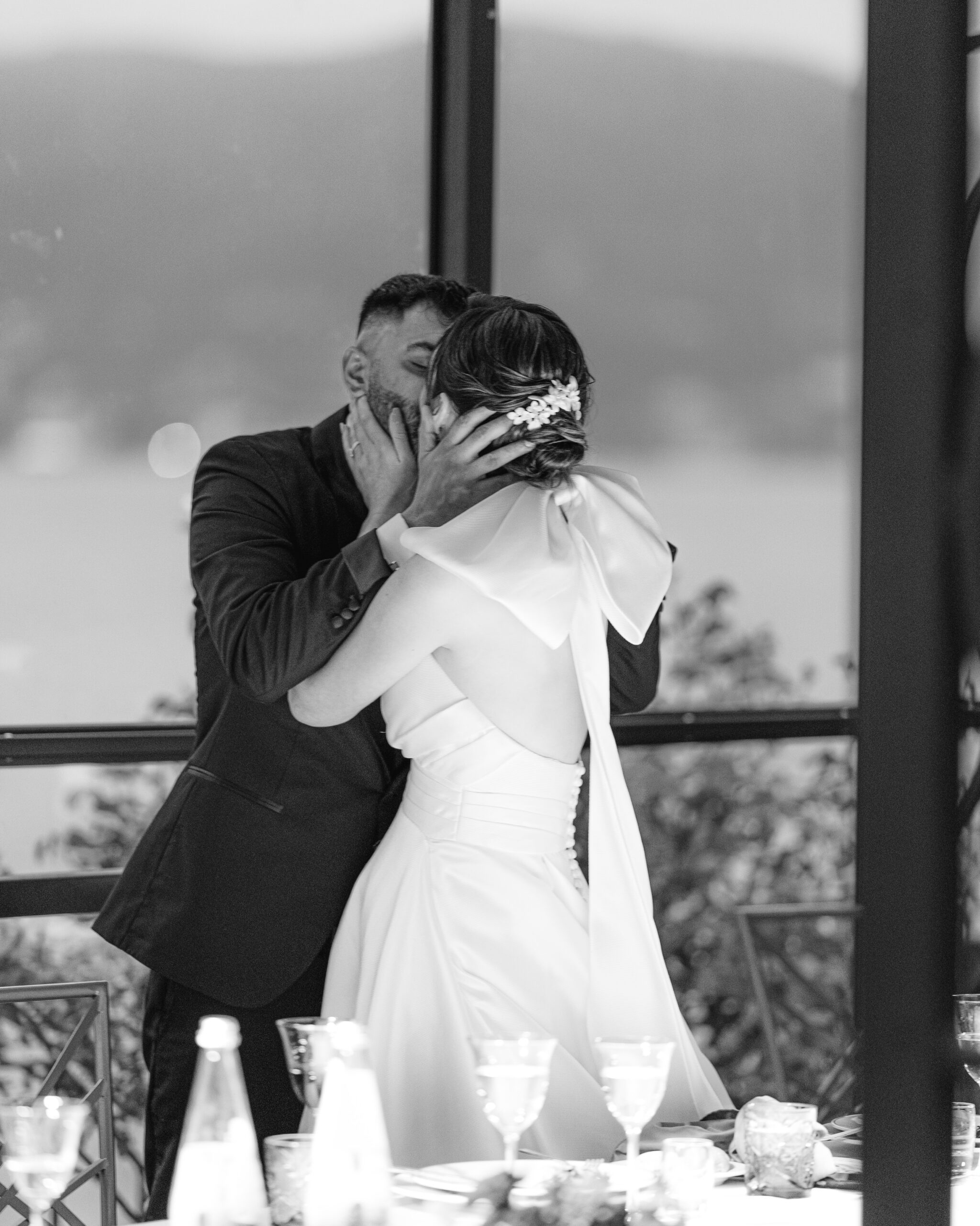 First dance at destination wedding on Lake Como