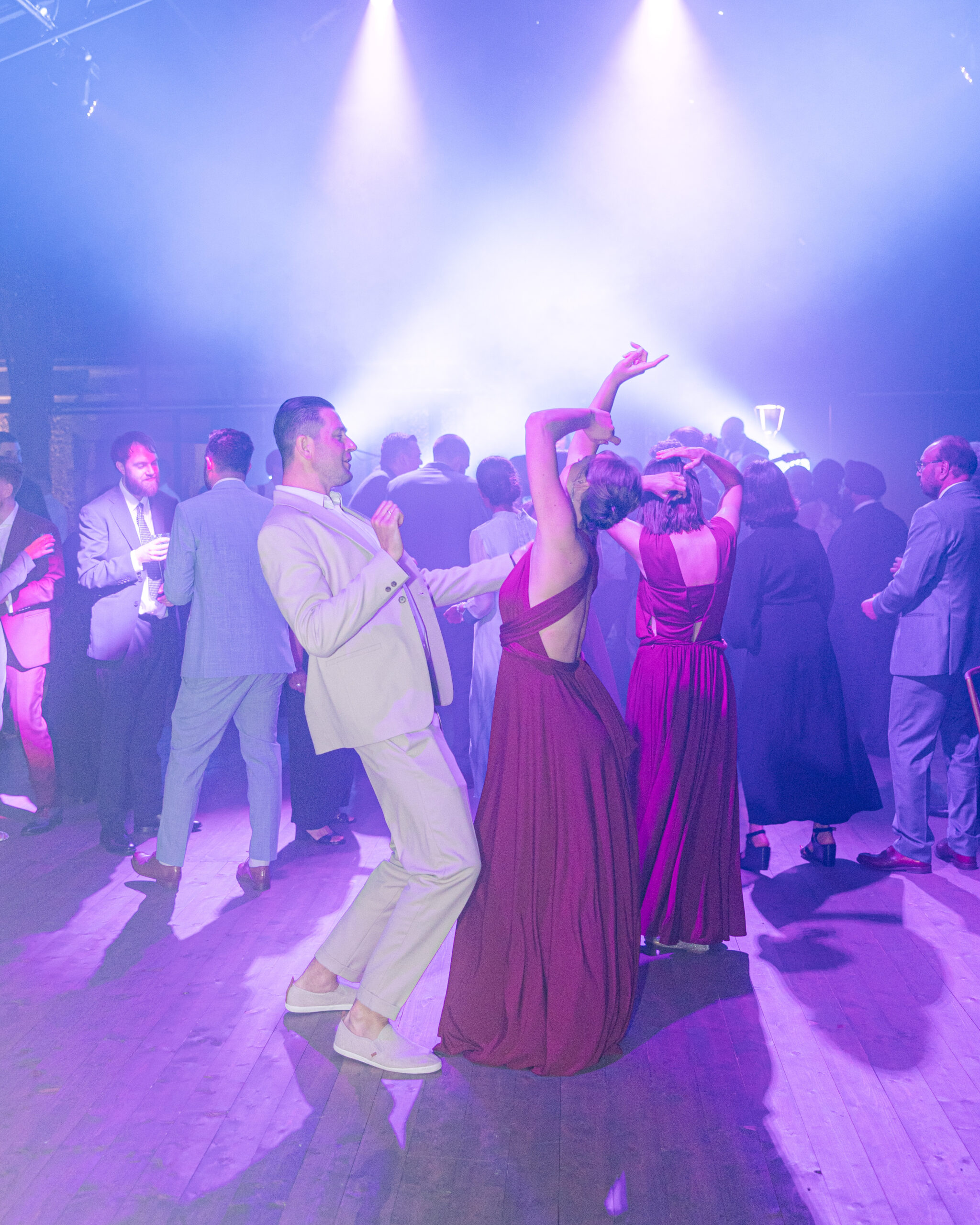 Epic dance floor for destination wedding on Lake Como